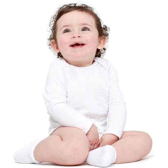 6 pack Gerber unisex-baby Multi-pack Long-sleeve Onesies Bodysuit - Picture 4 of 6